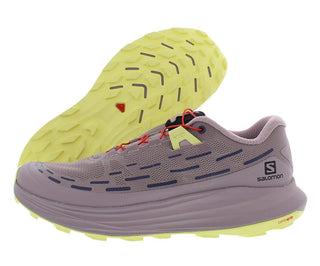 Tênis Salomon Ultra Glide Trail Feminino Quail/Amarelo Tamanho 8 B Médio EUA