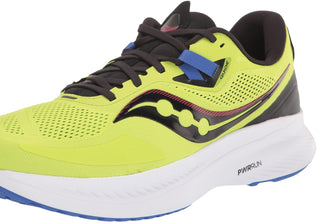 Tênis de corrida Saucony Guide 15 masculino, Acid/Azul, RAZ, tamanho 11 D, médio, EUA