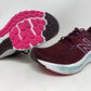 Tênis de corrida New Balance Vongo v5 feminino, rosa, tamanho 10,5 B, médio, EUA