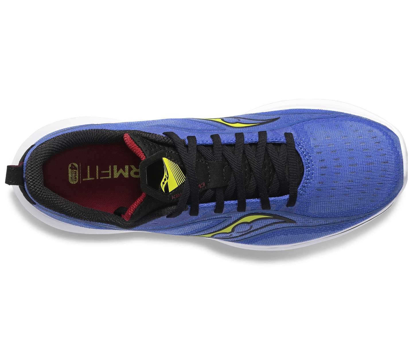 Tênis de corrida Saucony Kinvara 13 masculino, azul, RAZ/preto, tamanho 7 D, médio, EUA