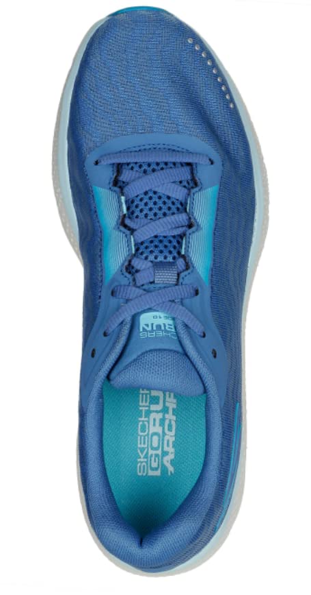 Tênis Skechers Go Run Arch Fit Ride 10 Feminino Azul Tamanho 8 B Médio EUA