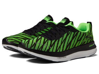 Tênis Skechers Go Run Arch Fit Razor Excess 2 Masculino Verde Limão/Preto Tamanho 9 D Médio EUA