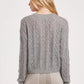 Another Love - Sari Sparkle Cable Knit Sweater