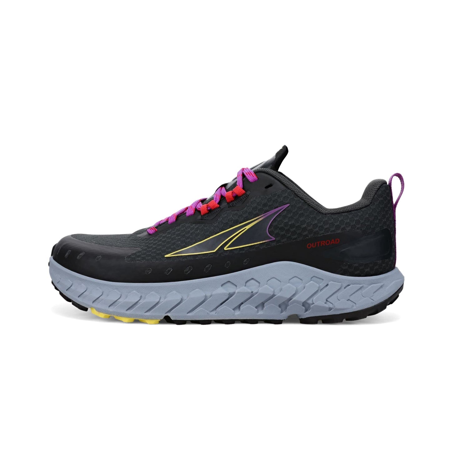 Tênis de corrida feminino ALTRA Outroad cinza escuro/azul tamanho 9,5 B médio EUA