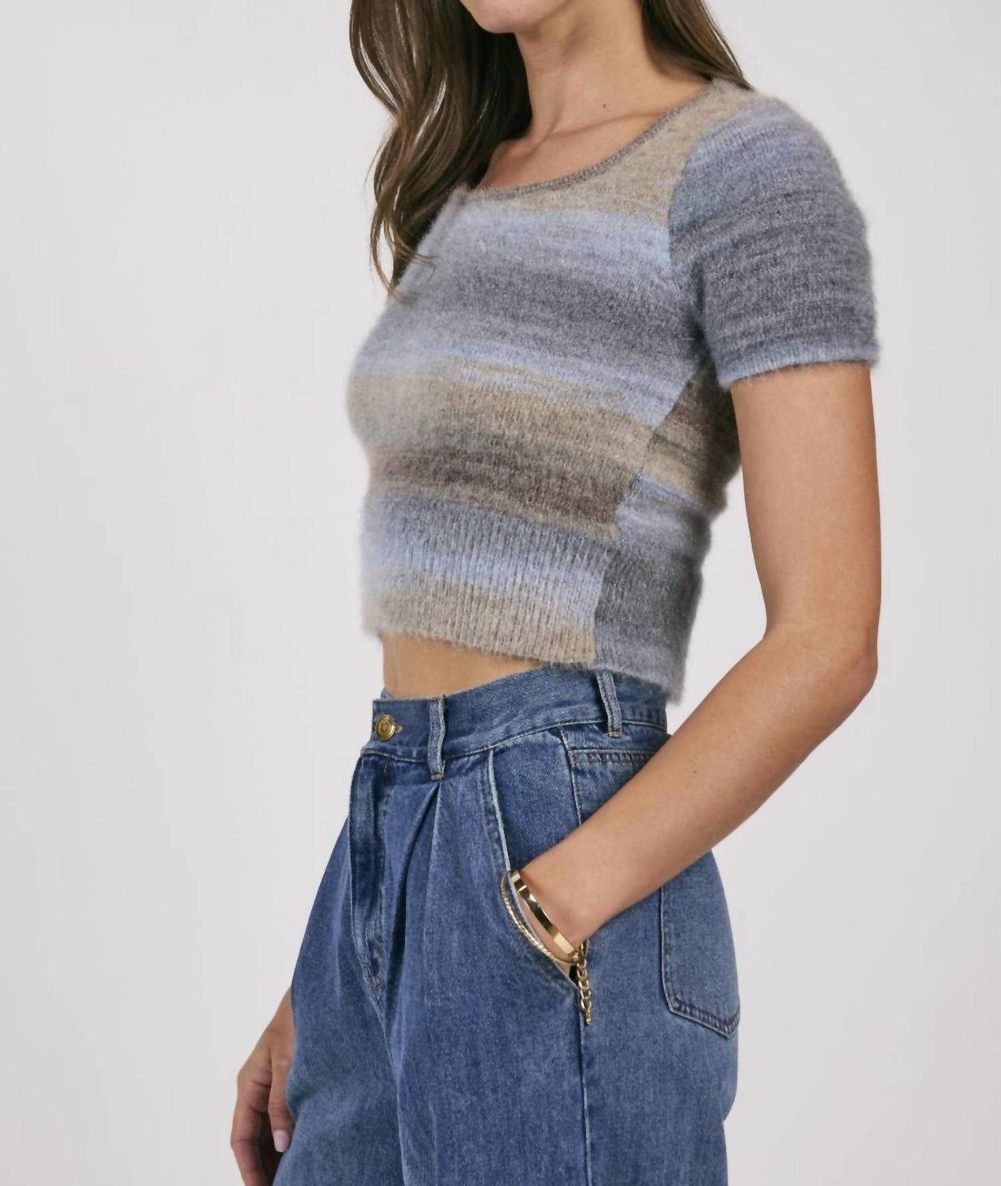 Sage The Label - Boulder Cropped Sweater Top