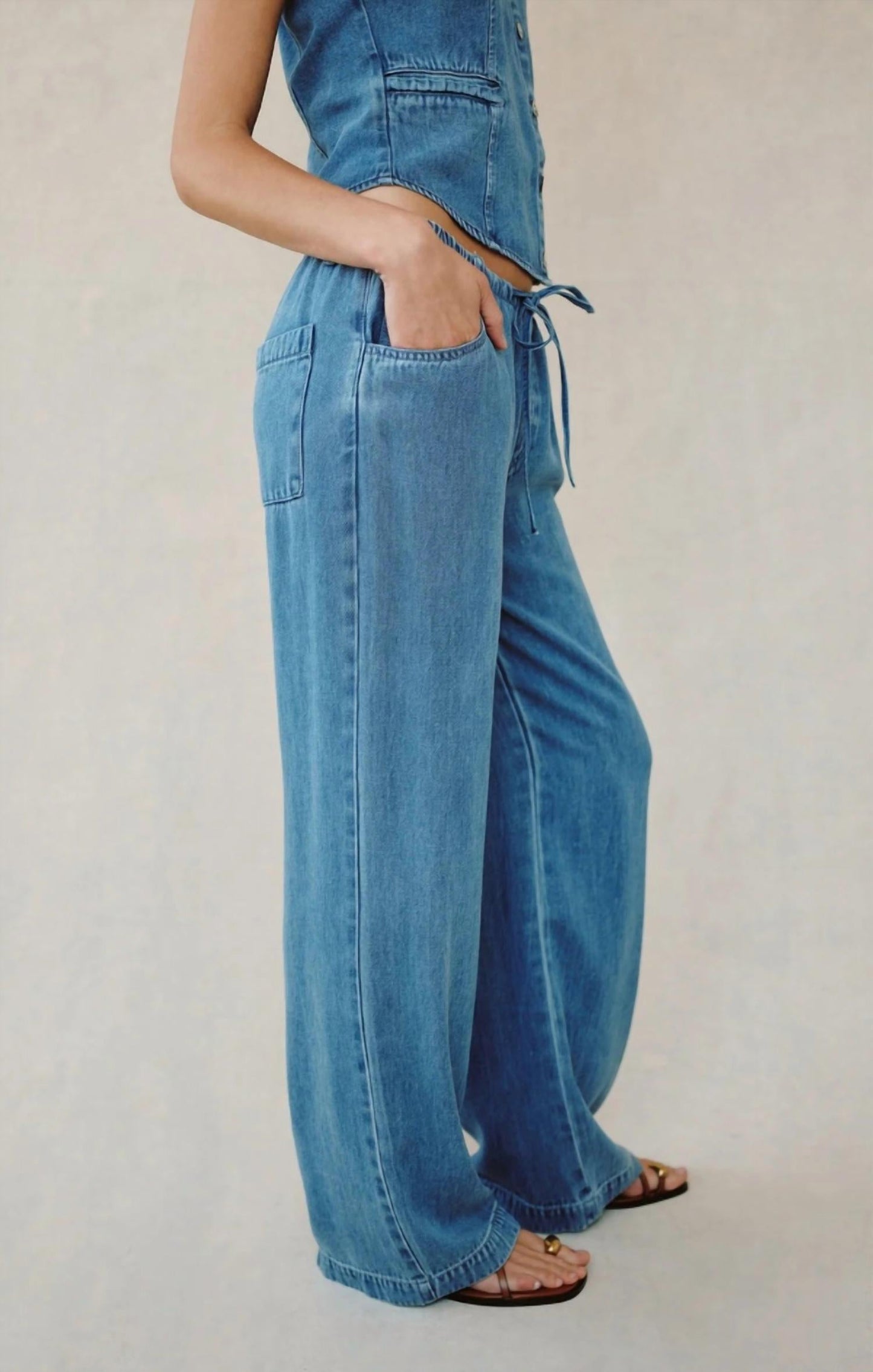 Bella Dahl - Drawstring Relaxed Jean