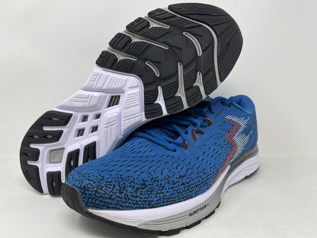 Tênis de corrida masculino 361 Degrees Spire 4 Mykonos azul/preto tamanho 12 D médio EUA