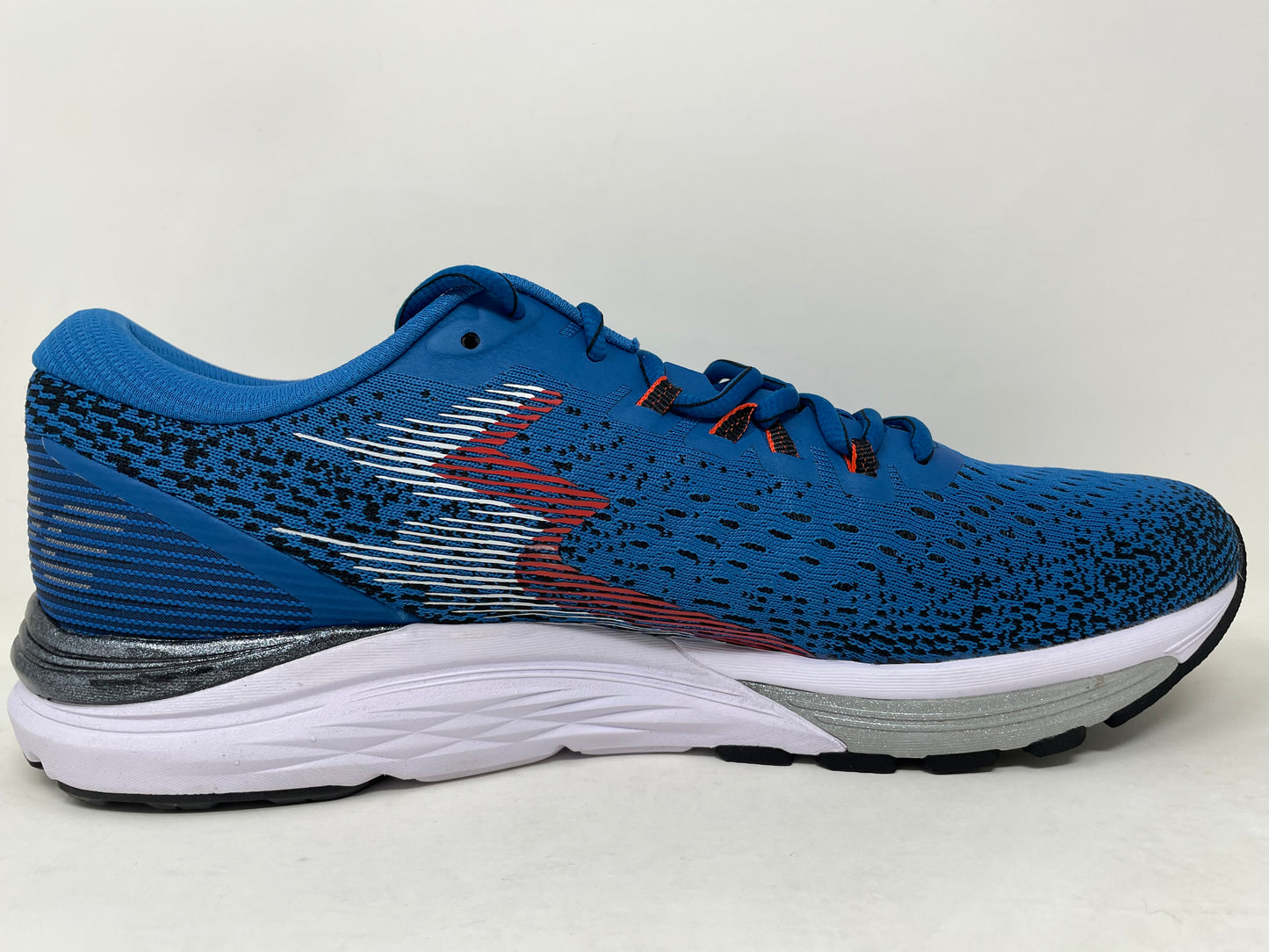 Tênis de corrida masculino 361 Degrees Spire 4 Mykonos azul/preto tamanho 12 D médio EUA