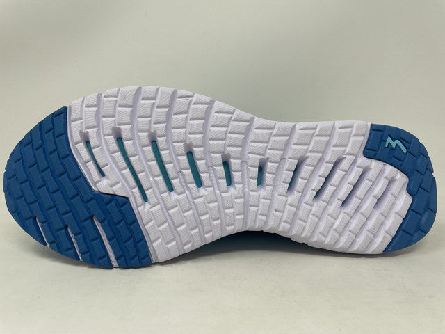 Tênis de corrida feminino Fierce 361 Degrees, azul-scuba, tamanho 10 B, médio, EUA