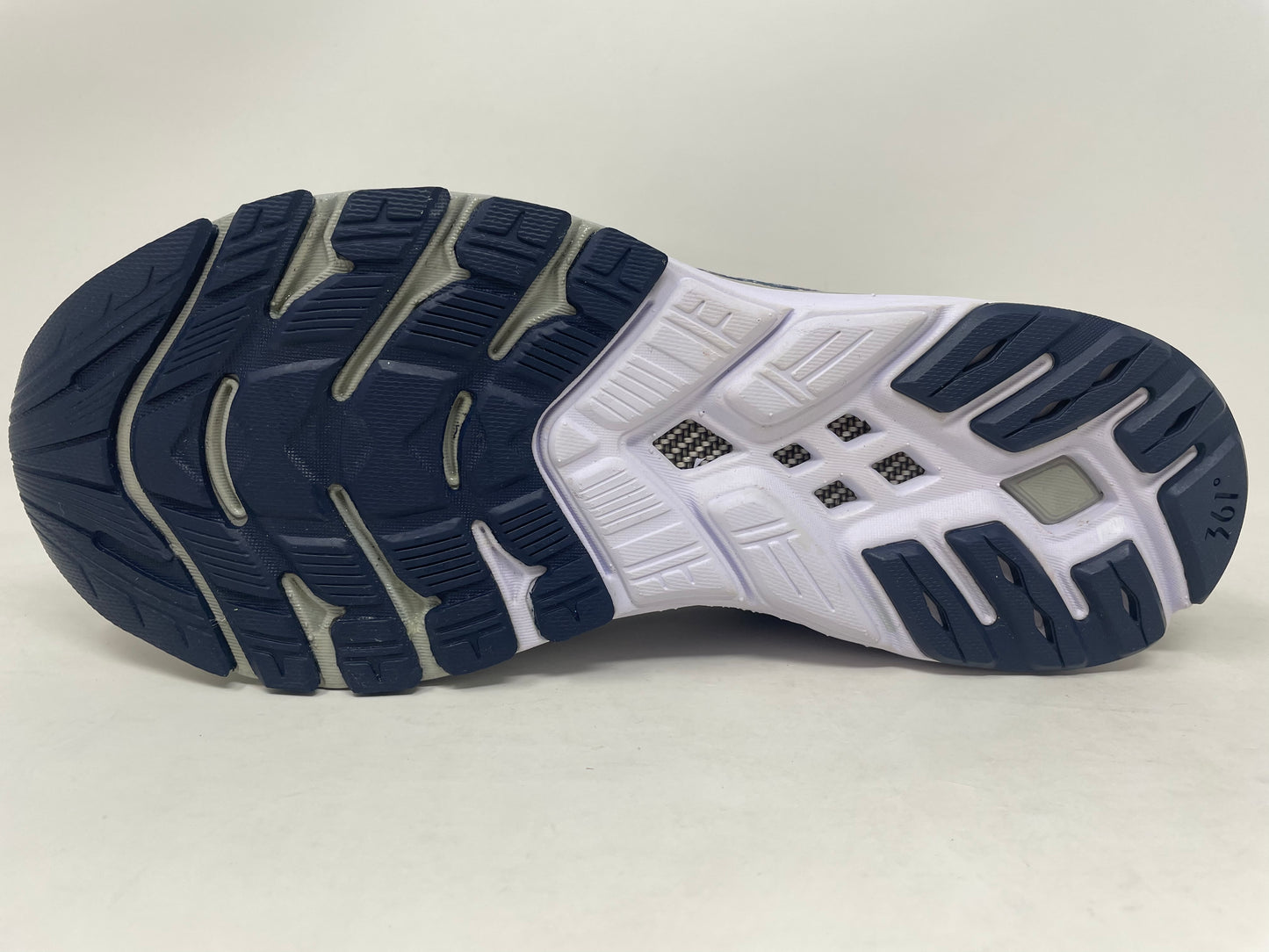 Tênis de corrida masculino 361 Degrees Spire 4 preto Iris/prata tamanho 12 D médio EUA