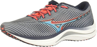 Tênis de corrida Mizuno Wave Rebellion masculino, India Ink/Scuba, tamanho 15 D, médio, EUA