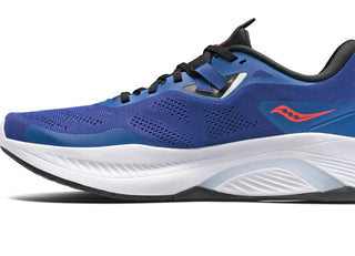Tênis de corrida Saucony Guide 15 masculino, safira/preto, tamanho 11 D, médio, EUA
