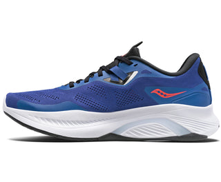 Tênis de corrida Saucony Guide 15 masculino, safira/preto, tamanho 11 D, médio, EUA