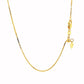 14k Yellow Gold Adjustable Box Chain 0.85mm