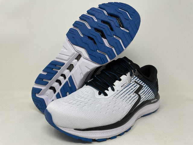 Tênis de corrida masculino 361 Degrees Meraki 4, branco/preto, tamanho 11,5 D, médio, EUA