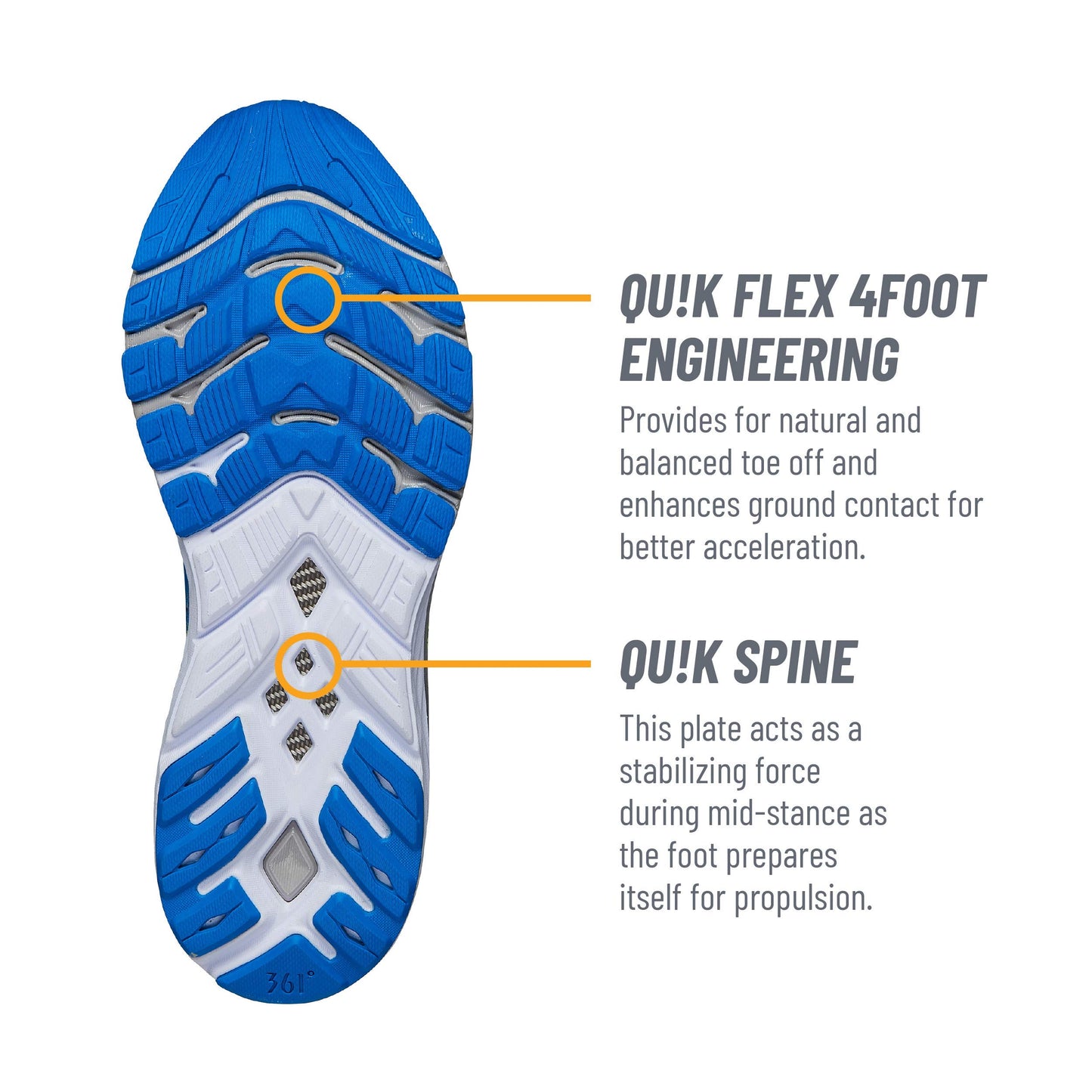 Tênis de corrida masculino 361 Degrees Spire 4 Microchip/Ebony tamanho 14 D médio EUA