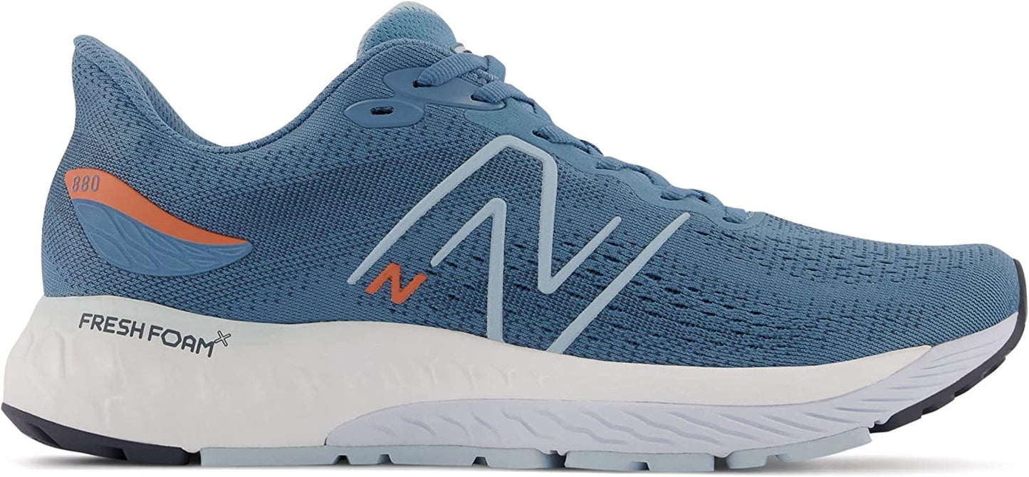Tênis de corrida masculino New Balance X 880 V12 Spring Tide/Laranja, tamanho 9,5 D, médio, EUA