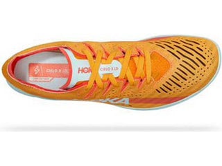 Tênis de corrida Hoka Cielo X LD masculino, laranja, tamanho 11,5 D, médio, EUA