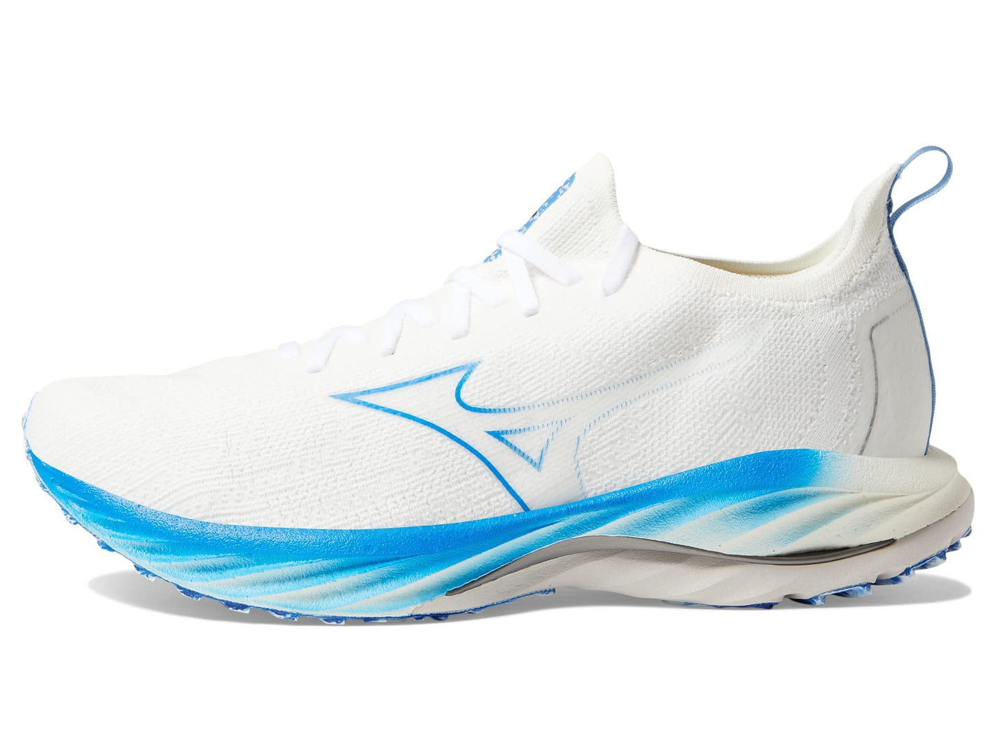 Tênis de corrida Mizuno Wave Neo Wind masculino, azul