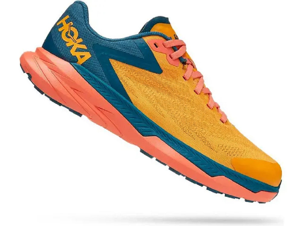 Tênis de corrida feminino Hoka Zinal amarelo radiante