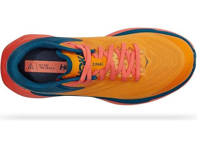Tênis de corrida feminino Hoka Zinal amarelo radiante