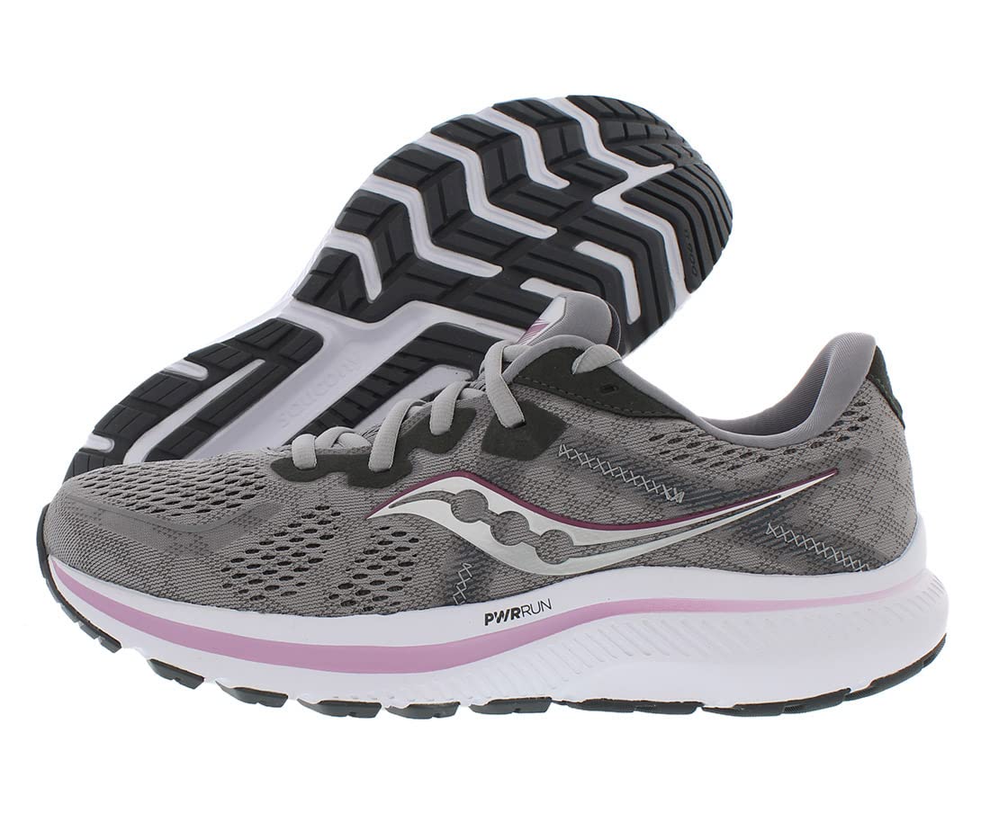 Tênis de corrida feminino Saucony Omni 20 em liga/quartzo