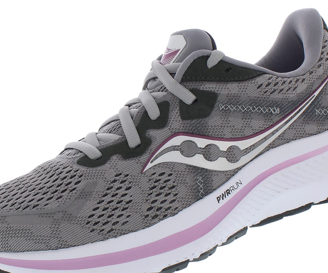 Tênis de corrida feminino Saucony Omni 20 em liga/quartzo