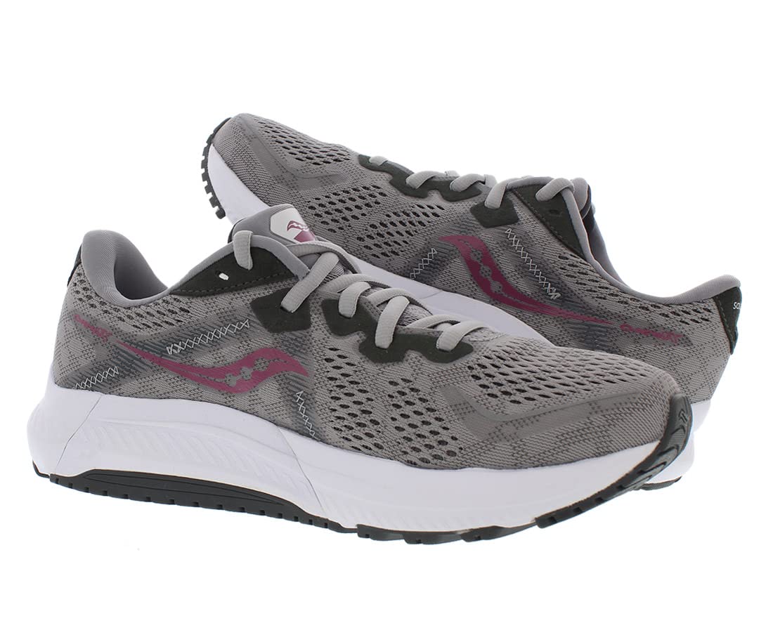 Tênis de corrida feminino Saucony Omni 20 em liga/quartzo