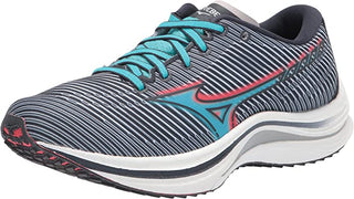 Tênis de corrida Mizuno Wave Rebellion feminino, Ink/Scuba, tamanho 10,5 B, médio, EUA
