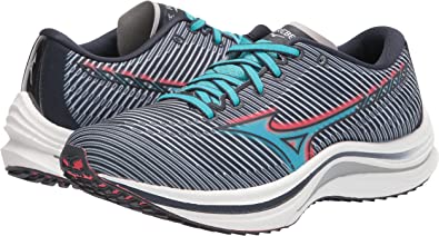 Tênis de corrida Mizuno Wave Rebellion feminino, Ink/Scuba, tamanho 10,5 B, médio, EUA