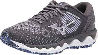Tênis de corrida Mizuno Wave Horizon 5 feminino, preto, pérola, tamanho 7,5 B, médio, EUA