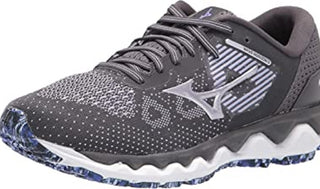 Tênis de corrida Mizuno Wave Horizon 5 feminino, preto, pérola, tamanho 7,5 B, médio, EUA
