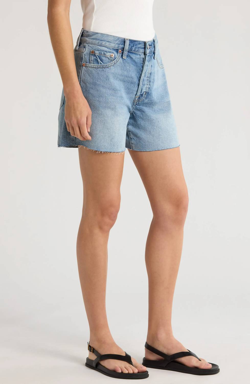 Pistola - Andie High Rise Cut Off Shorts
