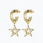 F+H Studios - FAME STAR CHARM EARRINGS