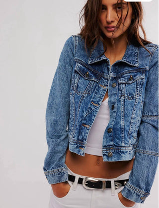 Free People - Jaqueta Jeans Rumors