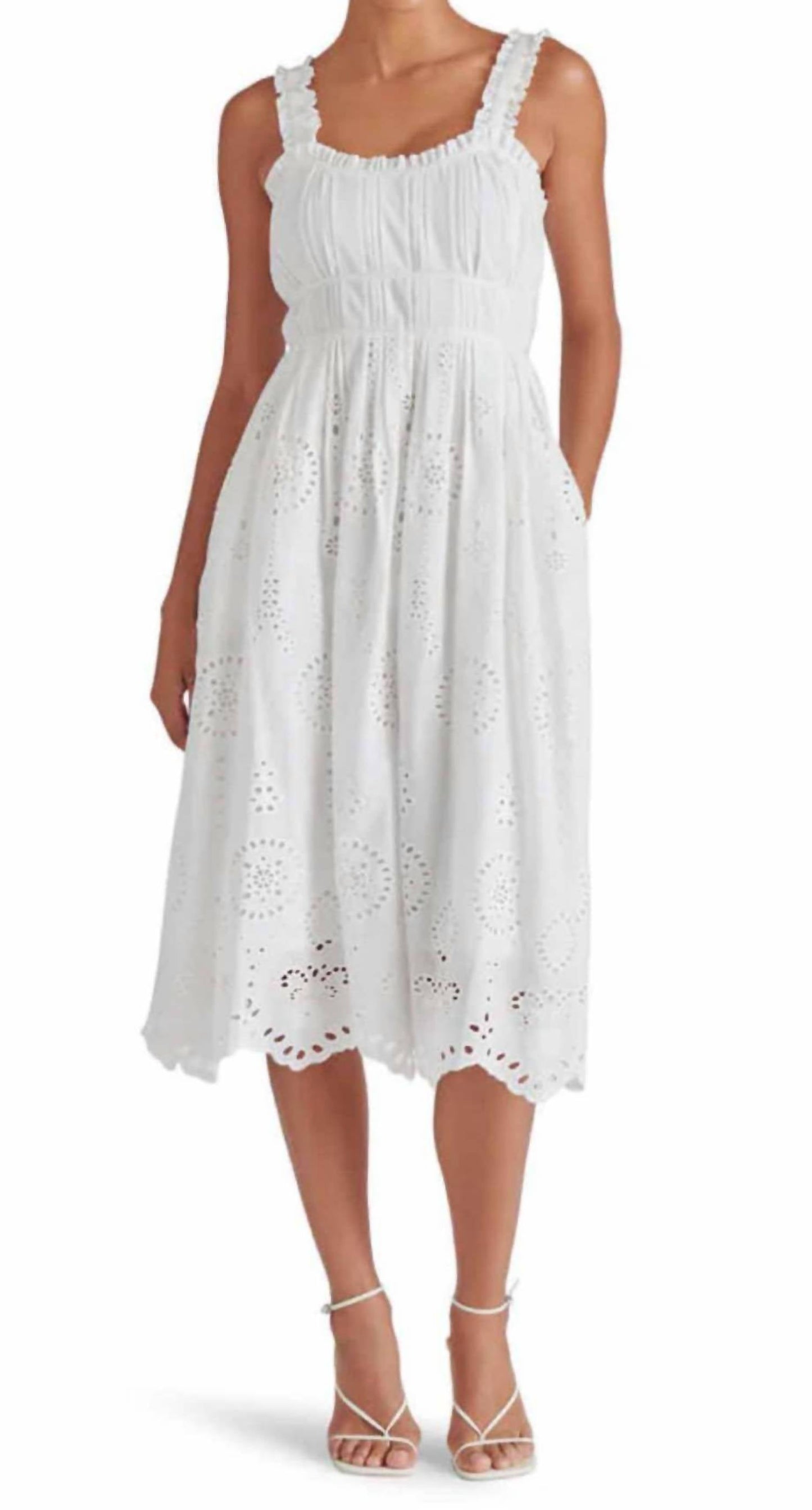 Steve Madden - Eyelet Harmony Midi Dress
