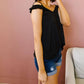 Ninexis - On Fire Cold Shoulder Top