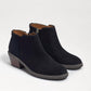 Sam Edelman - Women's Pryce Leather Round Toe Stacked Heel Slip-on Ankle Boots