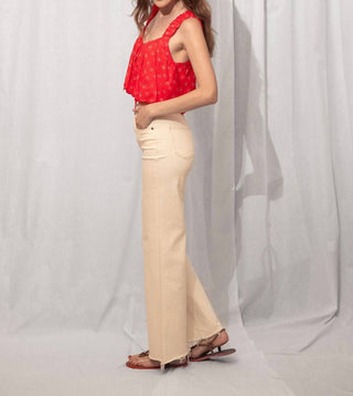 By Together - Krista Bubble Crop Top