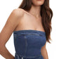 Good American - Denim Tube Midi Dress