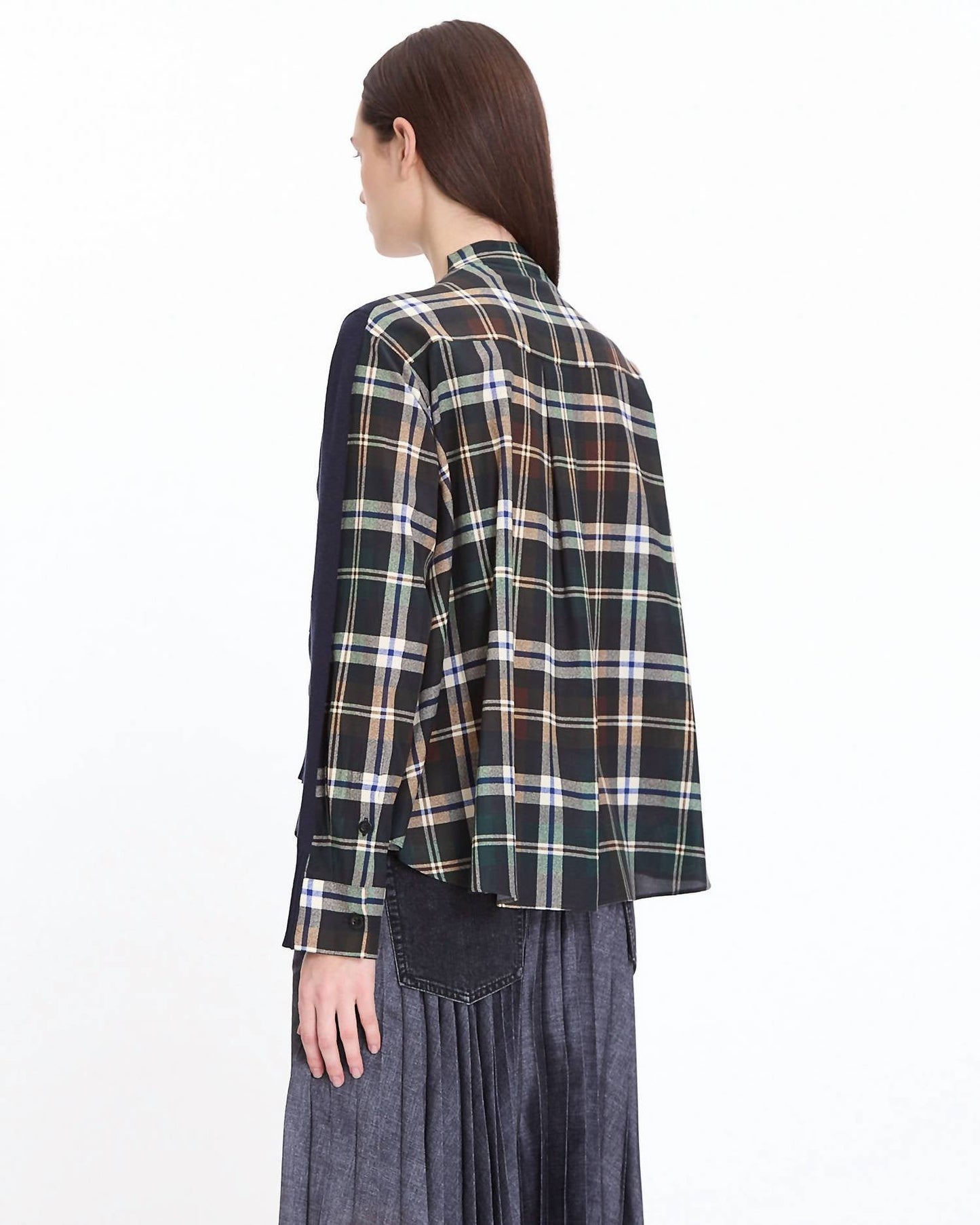 Sacai - Plaid Print Cardigan