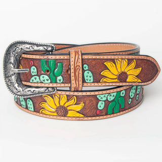American Darling - Women's Beautifully Hand Tooled Genuine Belt