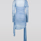Saemdi - Draped Mesh Dress