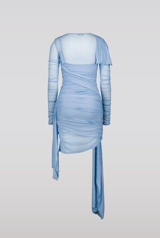 Saemdi - Draped Mesh Dress