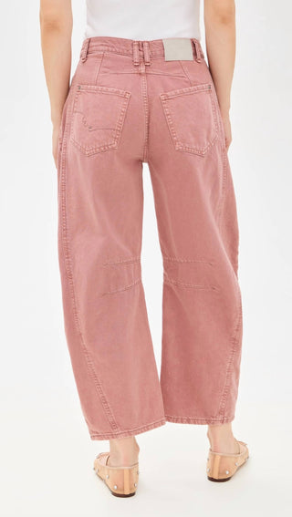 Free People - Calça Jeans Barril Boa Sorte