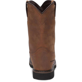 Justin - MEN'S DRYWALL 10" WATERPROOF STEEL TOE WORK BOOTS