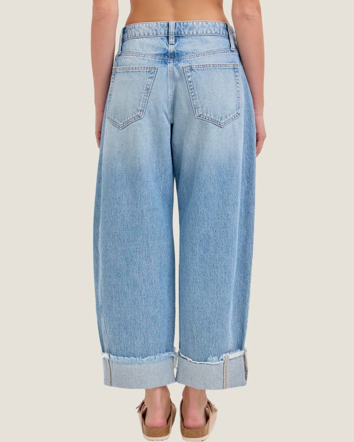 Cello - Jessie: Mid Waisted Barrel Jeans