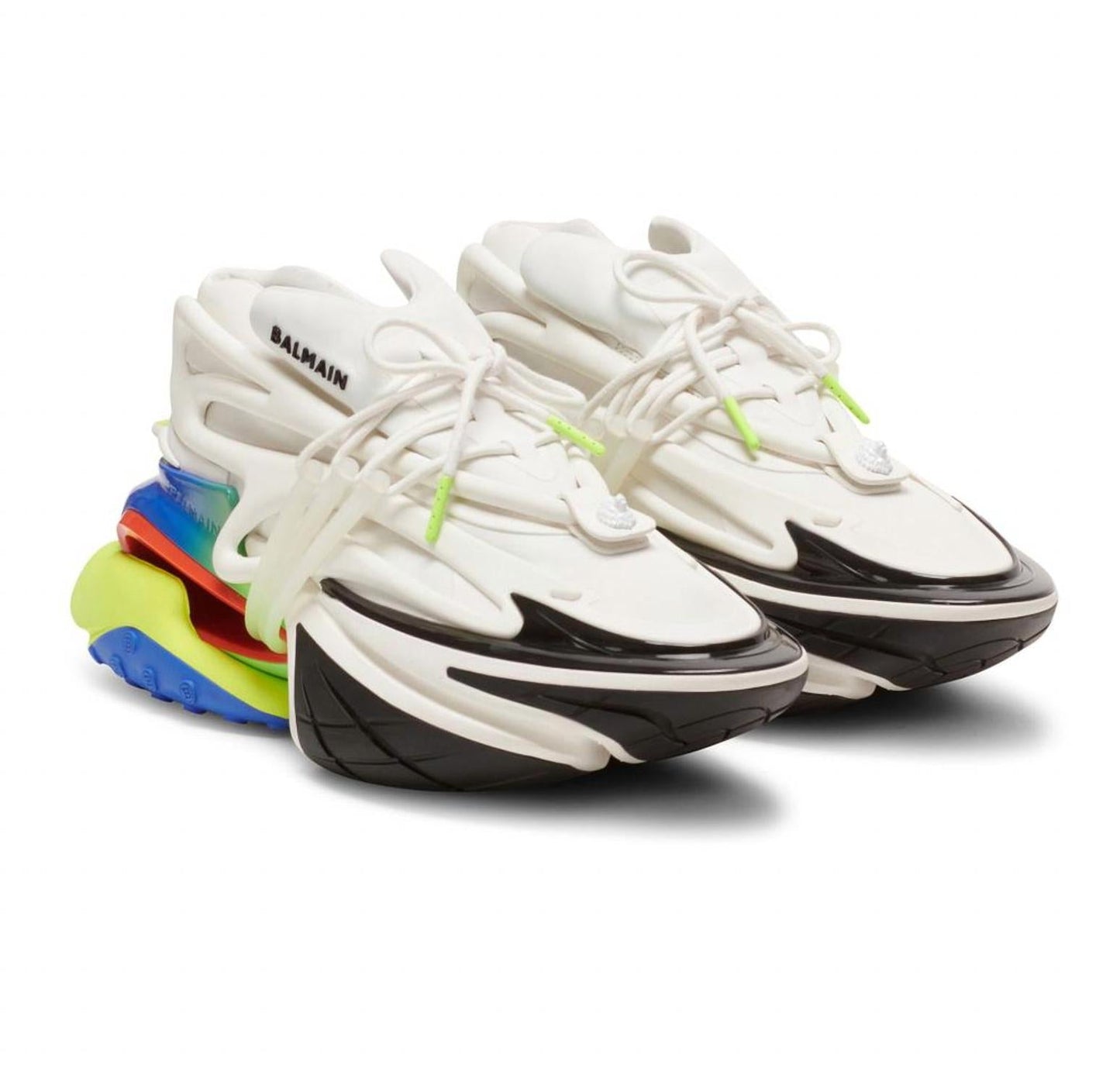 Balmain - Men's Unicorn Low-top Neoprene & Leather Chunky Sneakers
