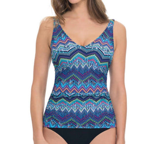 Perfil da Gottex - Top tankini com decote em V e copa E