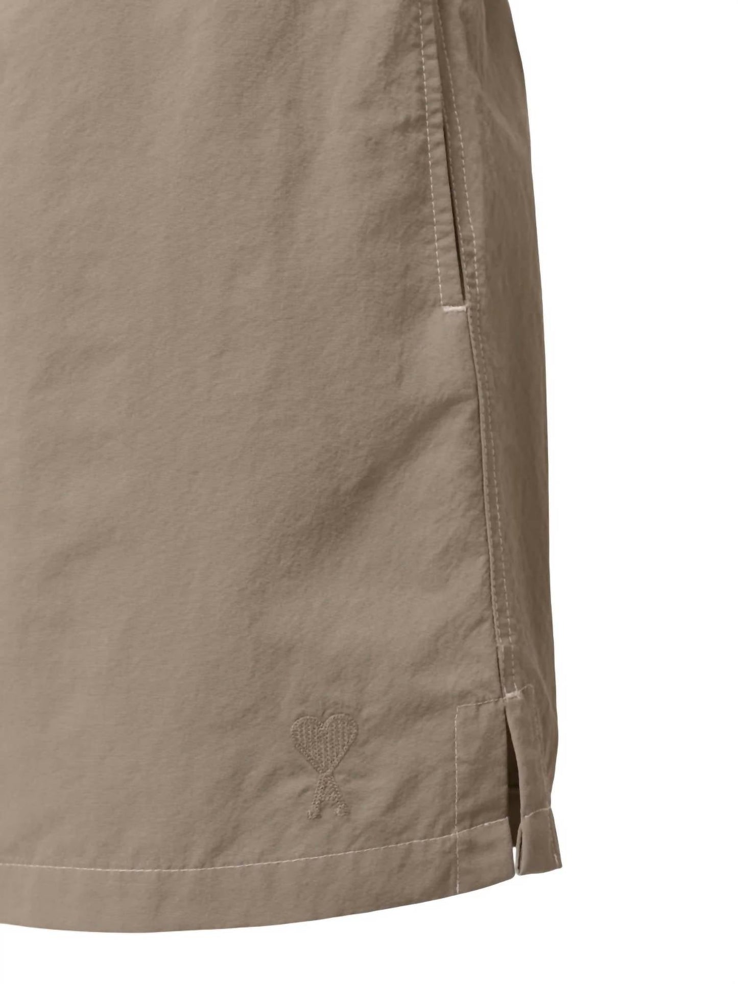 Ami Paris - Embroidered Swim Beach Shorts